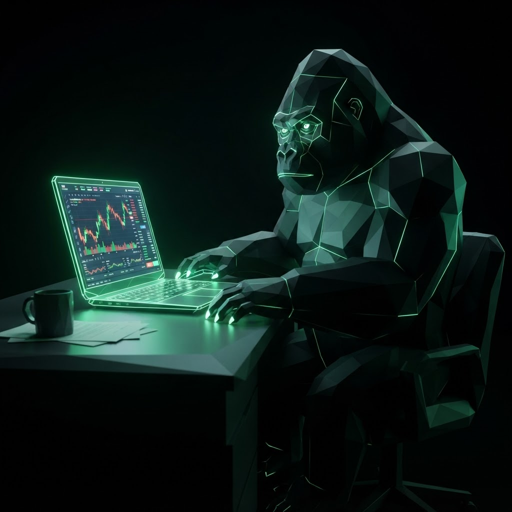 Staring at green candles